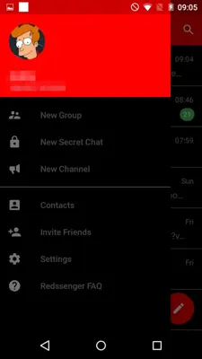 Redssenger android App screenshot 0